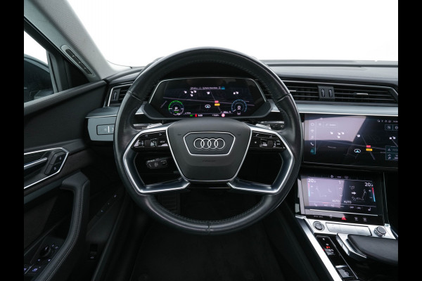 Audi e-tron 55 Quattro Business edition Plus 95 kWh (3-Fase11 kW) {SOH-88%} (INCL-BTW) *HEATPUMP | PANO | LEATHER | ADAPTIVE-CRUISE | FULL-LED | DIGI-COCKPIT | KEYLESS | MEMORY-PACK | CAMERA | NAVI-FULLMAP | SHIFTPADDLES | DAB+ | COMFORTSEATS | 20''ALU*