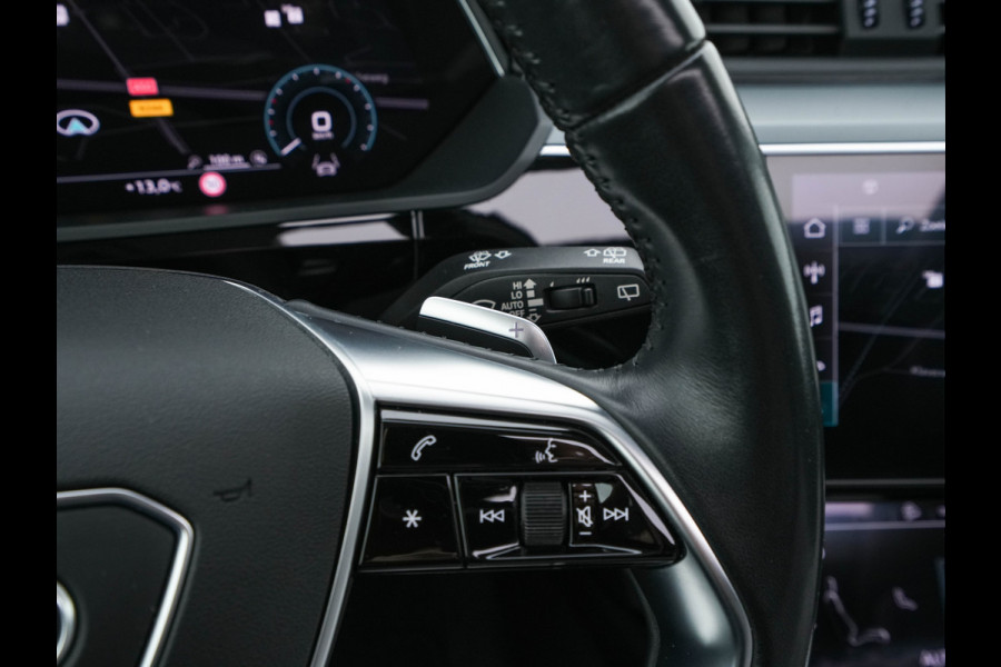 Audi e-tron 55 Quattro Business edition Plus 95 kWh (3-Fase11 kW) {SOH-88%} (INCL-BTW) *HEATPUMP | PANO | LEATHER | ADAPTIVE-CRUISE | FULL-LED | DIGI-COCKPIT | KEYLESS | MEMORY-PACK | CAMERA | NAVI-FULLMAP | SHIFTPADDLES | DAB+ | COMFORTSEATS | 20''ALU*