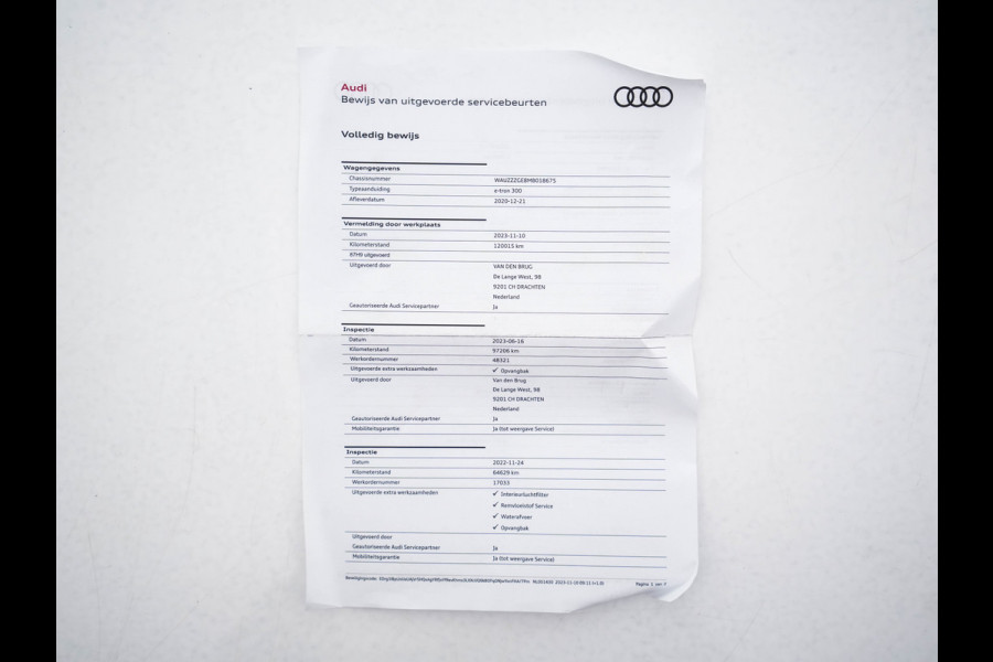 Audi e-tron 55 Quattro Business edition Plus 95 kWh (3-Fase11 kW) {SOH-88%} (INCL-BTW) *HEATPUMP | PANO | LEATHER | ADAPTIVE-CRUISE | FULL-LED | DIGI-COCKPIT | KEYLESS | MEMORY-PACK | CAMERA | NAVI-FULLMAP | SHIFTPADDLES | DAB+ | COMFORTSEATS | 20''ALU*