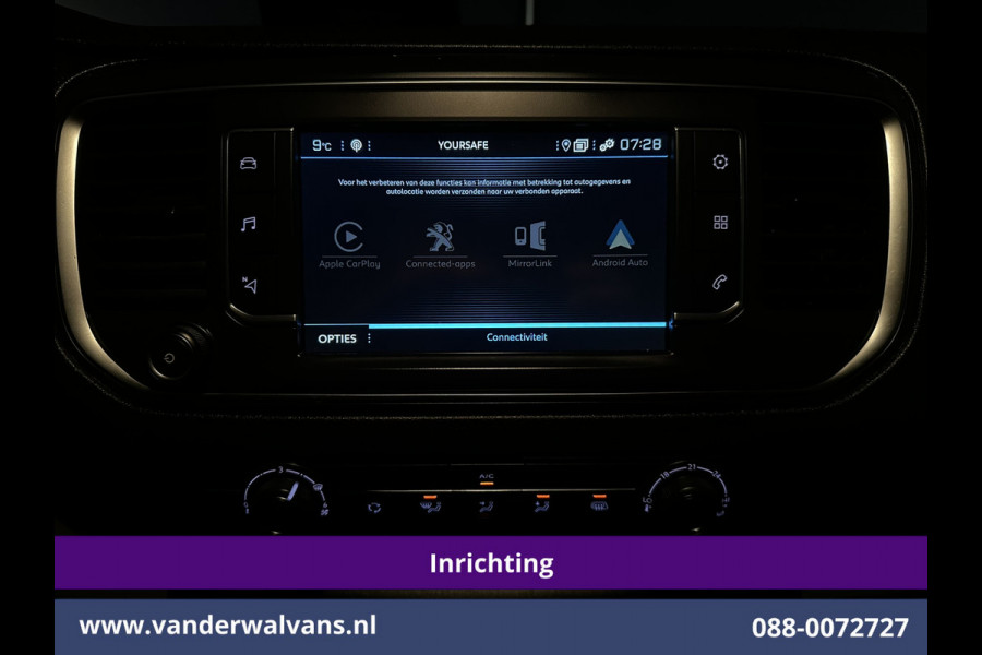 Peugeot Expert 2.0 BlueHDI 123pk L1H1 Inrichting Euro6 Airco | Camera | Navigatie | Apple Carplay | Cruisecontrol Android Auto, 2500kg Trekhaak, Parkeersensoren, Bijrijdersbank