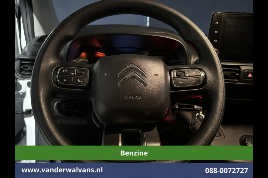 Citroën Berlingo 1.2 PureTech 131pk Automaat Benzine L1H1 Euro6 Airco | 3-Zits | Navigatie | Camera | Apple carplay android auto, cruisecontrol, parkeersensoren, bijrijdersbank