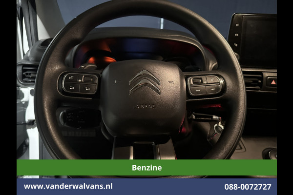 Citroën Berlingo 1.2 PureTech 131pk Automaat Benzine L1H1 Euro6 Airco | 3-Zits | Navigatie | Camera | Apple carplay android auto, cruisecontrol, parkeersensoren, bijrijdersbank