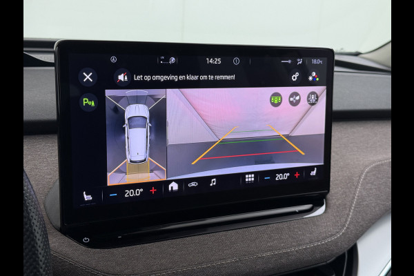 Škoda ENYAQ iV 80 First Edition HighLuxus Soh92% Pano-Dak Elektr.Trekhaak *BOMVOL € 63.000 nieuw!* 21"lm Full-Led 360-Camera Adaptive-Cruise Na Warmtepomp Adaptief onderstel+Dynamisch-onderstel/Stuur Airco-autom 3-zones E-call Chroom-Dakrail Head-Up-Display Smartlink Edition High 1.000kg trekvermogen