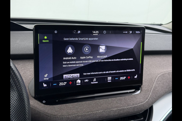 Škoda ENYAQ iV 80 First Edition HighLuxus Soh92% Pano-Dak Elektr.Trekhaak *BOMVOL € 63.000 nieuw!* 21"lm Full-Led 360-Camera Adaptive-Cruise Na Warmtepomp Adaptief onderstel+Dynamisch-onderstel/Stuur Airco-autom 3-zones E-call Chroom-Dakrail Head-Up-Display Smartlink Edition High 1.000kg trekvermogen