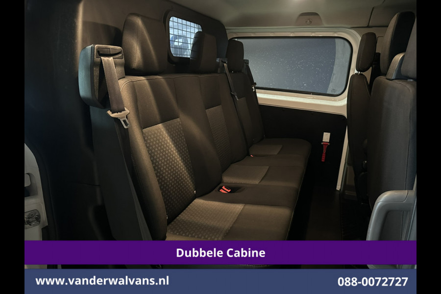 Ford Transit Custom 2.0 TDCI 131pk L2H1 Dubbele Cabine Euro6 inrichting Airco | 6-Zits | Navigatie | LED | Apple Carplay | Cruisecontrol Android Auto, Parkeersensoren, Achterklep, 2800kg trekvermogen