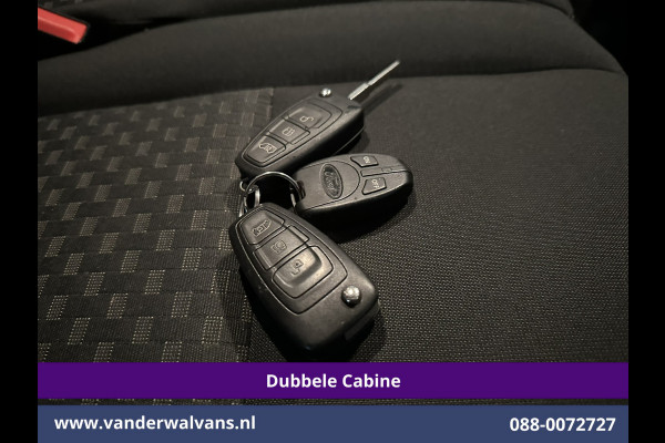 Ford Transit Custom 2.0 TDCI 131pk L2H1 Dubbele Cabine Euro6 inrichting Airco | 6-Zits | Navigatie | LED | Apple Carplay | Cruisecontrol Android Auto, Parkeersensoren, Achterklep, 2800kg trekvermogen