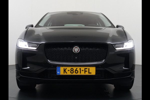 Jaguar I-PACE EV320pk SE 90kWh 3Fase ! Soh 90.5% AWD Leer Meridian™ Hifi Memory Navi Ecc 3D-Surround Camera Adaptive Cruise Business Pack Apple Carplay Android Auto Forward Vieuw+Detection+Guidance Stuur-verwarming Led Origineel Nederlandse Auto Nieuwprijs € 73.000,- Deze kan thuis wél met 11kw/uur laden