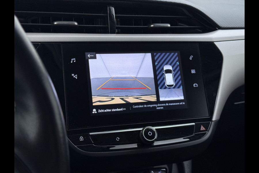 Opel CORSA-E 50kWh 3 Fase Warmtepomp Navi 360°Camera Two-Tone Lak Ecc Edition+ Stoel+Stuur-Verwarmd Parkeer Pack Pdc DAB Lmv 16" Privacy Glas Led Isofix Regen-Lichtsensor LaneAssist Origineel Nederlandse Auto SOH 89% Zeer compleet!