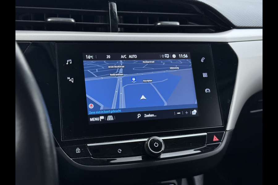 Opel CORSA-E 50kWh 3 Fase Warmtepomp Navi 360°Camera Two-Tone Lak Ecc Edition+ Stoel+Stuur-Verwarmd Parkeer Pack Pdc DAB Lmv 16" Privacy Glas Led Isofix Regen-Lichtsensor LaneAssist Origineel Nederlandse Auto SOH 89% Zeer compleet!