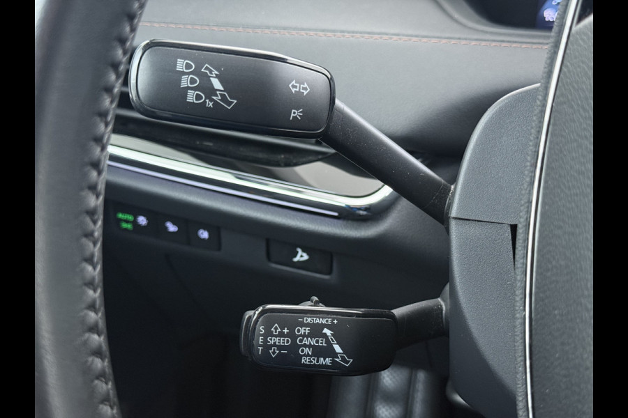 Škoda ENYAQ iV 80 Leer+Elek.Stoel+Memory Adap.Cruise Head-Up Display Assistentie Pakket Camera Navi Ecc Stuurverwarming Pdc SOH 88% Matrix-Led Lmv Apple Carplay Android Auto Keyless Rijstrooksensor Dodehoek detectie File Zeer compleet!