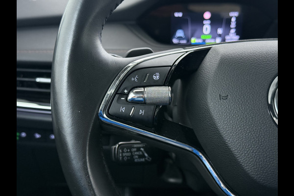 Škoda ENYAQ iV 80 Leer+Elek.Stoel+Memory Adap.Cruise Head-Up Display Assistentie Pakket Camera Navi Ecc Stuurverwarming Pdc SOH 88% Matrix-Led Lmv Apple Carplay Android Auto Keyless Rijstrooksensor Dodehoek detectie File Zeer compleet!
