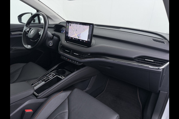 Škoda ENYAQ iV 80 Leer+Elek.Stoel+Memory Adap.Cruise Head-Up Display Assistentie Pakket Camera Navi Ecc Stuurverwarming Pdc SOH 88% Matrix-Led Lmv Apple Carplay Android Auto Keyless Rijstrooksensor Dodehoek detectie File Zeer compleet!