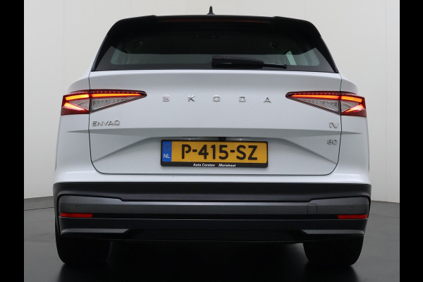 Škoda ENYAQ iV 80 Leer+Elek.Stoel+Memory Adap.Cruise Head-Up Display Assistentie Pakket Camera Navi Ecc Stuurverwarming Pdc SOH 88% Matrix-Led Lmv Apple Carplay Android Auto Keyless Rijstrooksensor Dodehoek detectie File Zeer compleet!