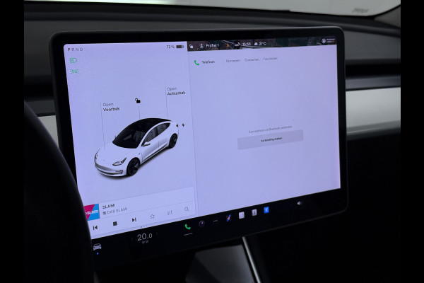 Tesla Model 3 RWD SR plus 325PK LFP SOH 91% Accu Ivory Lmv 18" AutoPilot Leder Panoramadak Adaptive-Cruise Camera's Elektr.-Stuur+Stoelen+Spie Navi LED DAB Voorverwarmen Keyless One-Pedal-Drive 1e Eigenaar Origineel Nederlandse Auto
