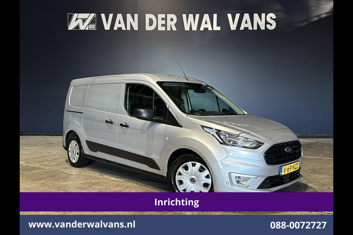 Ford Transit Connect 1.5 EcoBlue 120pk L2H1 Inrichting Euro6 Airco | 3-Zits | Camera | Navigatie | Cruisecontrol | Android Auto Stoelverwarming, Verwarmde voorruit, 1500kg Trekhaak, Parkeersensoren, Bijrijdersbank
