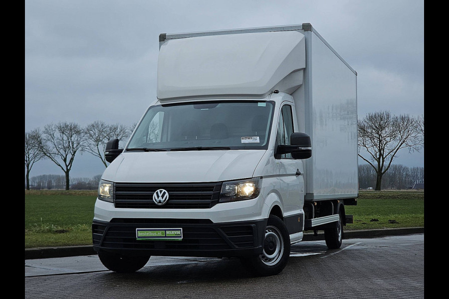 Volkswagen Crafter 35 2.0 TDI L4 Trendline Bakwagen Laadklep Lat-om-Lat Betimmerd Spoiler Zijdeur Euro6 140Pk Bpm-Vrij!