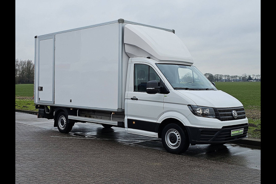 Volkswagen Crafter 35 2.0 TDI L4 Trendline Bakwagen Laadklep Lat-om-Lat Betimmerd Spoiler Zijdeur Euro6 140Pk Bpm-Vrij!