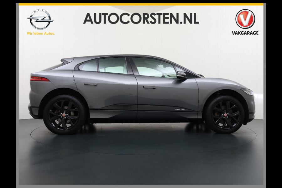 Jaguar I-PACE EV400pk S AWD 90kWh Leder+Memory Panoramadak Camera Meridian®-Audio Stoelverwarming Navi Ecc Apple Carplay Android Auto Cruise C Elek.Voorstoelen Voorruitverwarming DAB+ Led Verkeersbord detectie Rijstrooksensor Wifi Origineel Nederlandse Auto