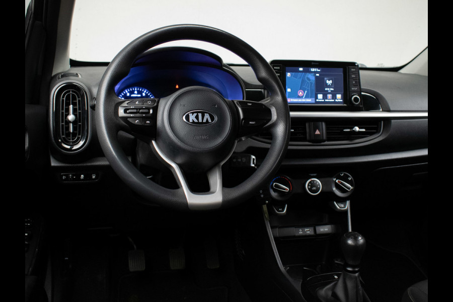 Kia Picanto 1.0 CVVT ComfortPlusLine Navigator Sport (APPLE CARPLAY,NAVI,CAMERA,CRUISE,ELEKTRISCH PAKKET,SPORTSTOELEN,LM VELGEN)