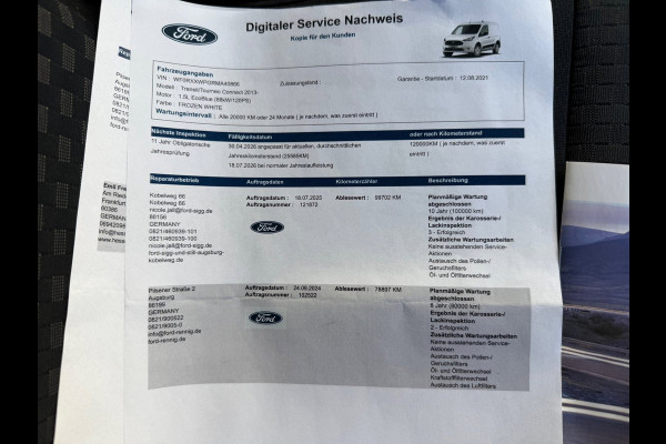 Ford Transit Connect 1.5 EcoBlue L1 Limited / Automaat 120PK / Laadruimte inrichting / Camera / 3 zits