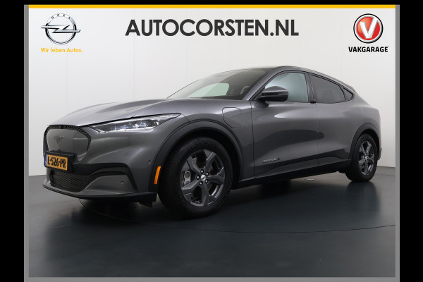 Ford Mustang Mach-E **Gereserveerd** Extended RWD 98 kWh SOH 94% 294pk Pano-Dak Leer+8-weg-Elektr+Verwarmd+Geheugen 360-Camera Bang&Olufsen-H Keyless Smartphone-key Dual-Ecc Ford-pass-Connect/Entry Speed-Assist Active-Breaking Blind-Spot-warning Driver-Alerd AB+  LMv LED-Lamp-v+a € 59.000 nieuw Orig.Nederlandse Auto 1e Eigenaar WLTP 610km