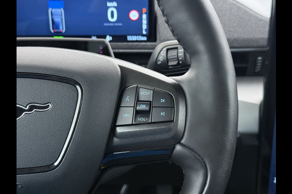 Ford Mustang Mach-E **Gereserveerd** Extended RWD 98 kWh SOH 94% 294pk Pano-Dak Leer+8-weg-Elektr+Verwarmd+Geheugen 360-Camera Bang&Olufsen-H Keyless Smartphone-key Dual-Ecc Ford-pass-Connect/Entry Speed-Assist Active-Breaking Blind-Spot-warning Driver-Alerd AB+  LMv LED-Lamp-v+a € 59.000 nieuw Orig.Nederlandse Auto 1e Eigenaar WLTP 610km