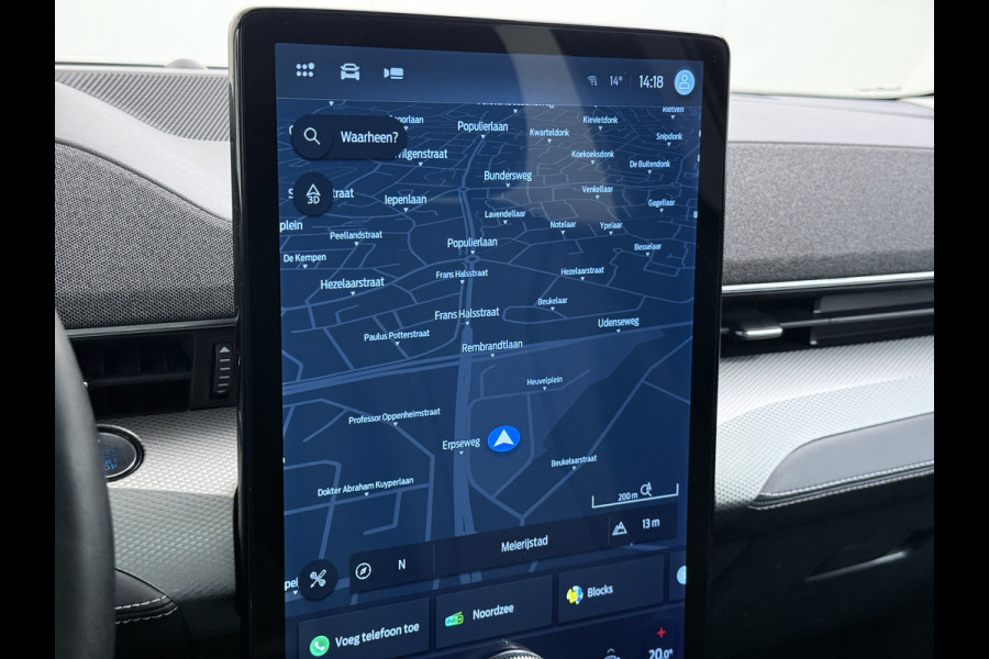 Ford Mustang Mach-E **Gereserveerd** Extended RWD 98 kWh SOH 94% 294pk Pano-Dak Leer+8-weg-Elektr+Verwarmd+Geheugen 360-Camera Bang&Olufsen-H Keyless Smartphone-key Dual-Ecc Ford-pass-Connect/Entry Speed-Assist Active-Breaking Blind-Spot-warning Driver-Alerd AB+  LMv LED-Lamp-v+a € 59.000 nieuw Orig.Nederlandse Auto 1e Eigenaar WLTP 610km