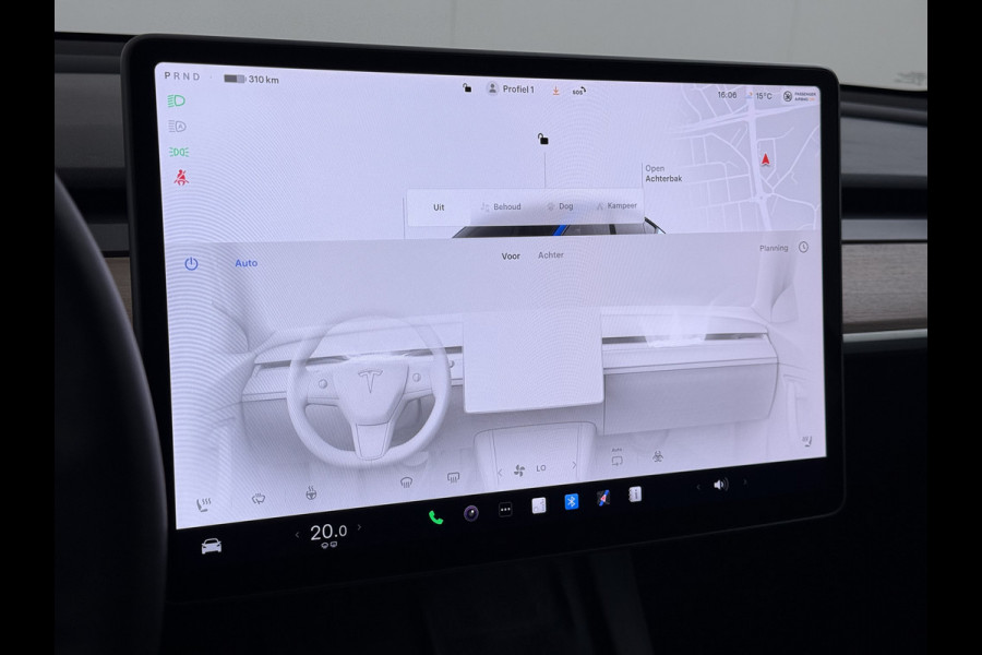 Tesla Model Y Long Range AWD 514pk SOH 92% Trekhaak Warmtepomp Leder Panoramadak Matrix-LED Autopilot Elektr.Stuur+Stoel+Verwarmd Navi Ecc Pre Camera's Elektr.AchterKlep Parkeer Assistent Sentry-Mode Privacyglas Bluetooth Dodehoek detector Connected services 1e Eigenaar 1.600KG Trekgewicht Fabrieksgarantie tot 27-6-2027 Garantie op Accu en Motoren 27-6-2031/192.000km