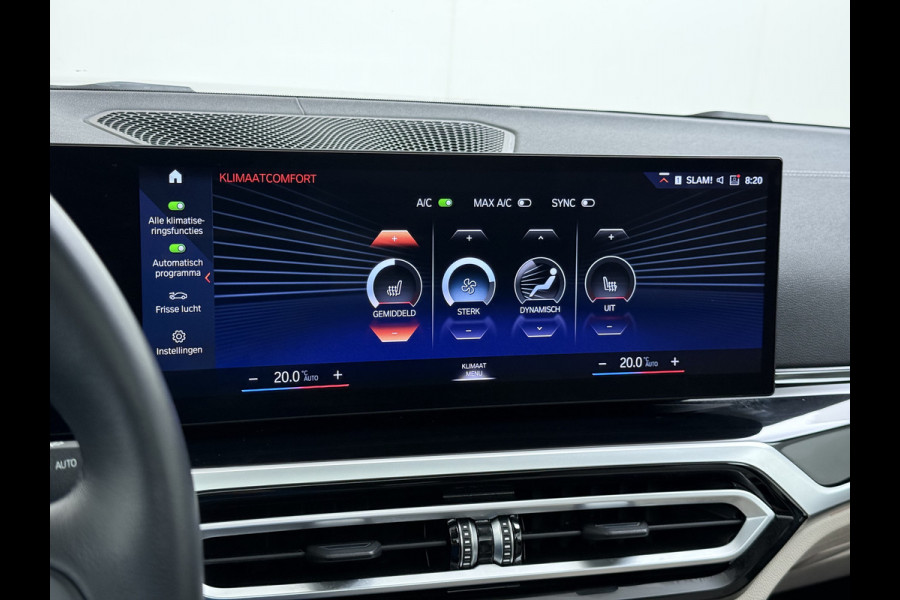 BMW i4 eDrive40 340pk 84kWh Pano-Dak/Hefdak Leer SportSt+Leer+(Stuur+)Verwarmd 360°Camera SOH 99% Adaptive-Cruise+s&go High Executive P Semi-Autopilot Drive-Assist-pro Active-Guard-Plus Elektr.Achterklep Draadl-Lader BAS ESP BMW Individual interieurlijsten Pianolak schwarz BMW Individual Exterieur Line Aluminium satiniert BMW Copilot-pack Dodehoekdetectie/correctie, Kruisend-verkeer-Detectie, rijstrooksensor met correctie, rondomzicht camera, uitwijk assistent) 0-100 5,6 sec. 1600kg trekvermogen! € 73.000 nieuw