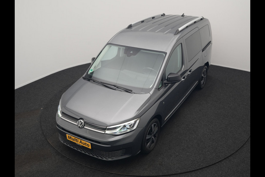Volkswagen Caddy Maxi 1.5 TSI Style DSG Dealer O.H | Adaptive Cruise | Trekhaak Afn. | Apple Carplay | Camera | Alcantara Sportstoelen | LED Koplampen | Virtual | DAB | 17"L.M |