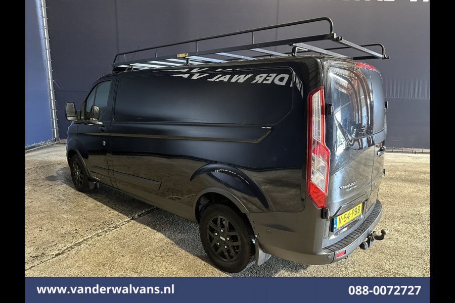 Ford Transit Custom 2.0 TDCI 131pk L2H1 Trail Edition Euro6 Airco | Imperiaal | Camera | Navigatie | 2800kg Trekhaak | LED Apple Carplay, Cruisecontrol, Stoelverwarming, Verwarmde voorruit, Leder, LM velgen, Parkeersensoren, Bijrijdersbank