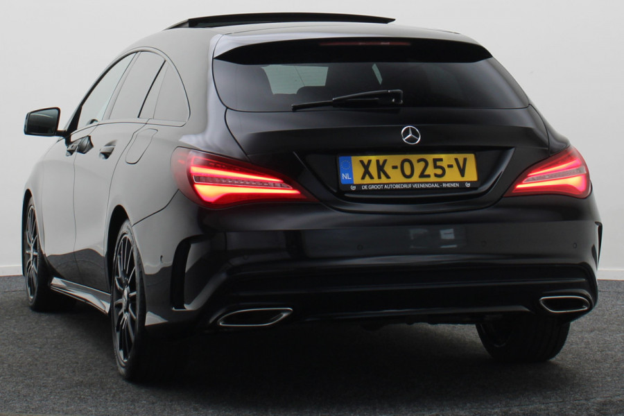 Mercedes-Benz CLA-Klasse Shooting Brake 180 Business Solution AMG Night Upgrade Automaat Panoramadak, LED, Camera, Navigatie, Stoelverwarming, PDC, 18"