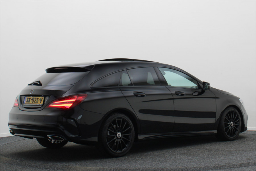 Mercedes-Benz CLA-Klasse Shooting Brake 180 Business Solution AMG Night Upgrade Automaat Panoramadak, LED, Camera, Navigatie, Stoelverwarming, PDC, 18"