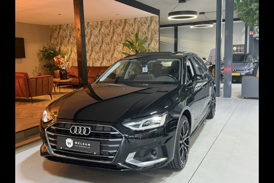 Audi A4 Avant 35 TFSI Advanced Garantie Pano Camera Elek Achterklep StoelVW Cruise Navi Clima Led Dab Keyless Rijklaar
