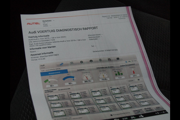 Audi e-tron 55 quattro S edition 95 kWh | SOH 95% | S-Line | Panoramadak | Trekhaak | Apple Carplay | Cruise Control | Parkeersensoren |