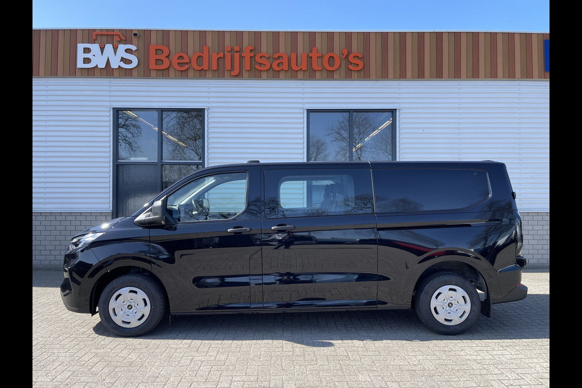 Ford Transit Custom 320 2.0 TDCI 136pk L2H1 Trend originele Ford DC 5 persoons / NIEUW / bpm vrij / euro 6 / rijklaar € 39.950 ex btw / lease vanaf € / airco / cruise / camera / dubbele schuifdeur !
