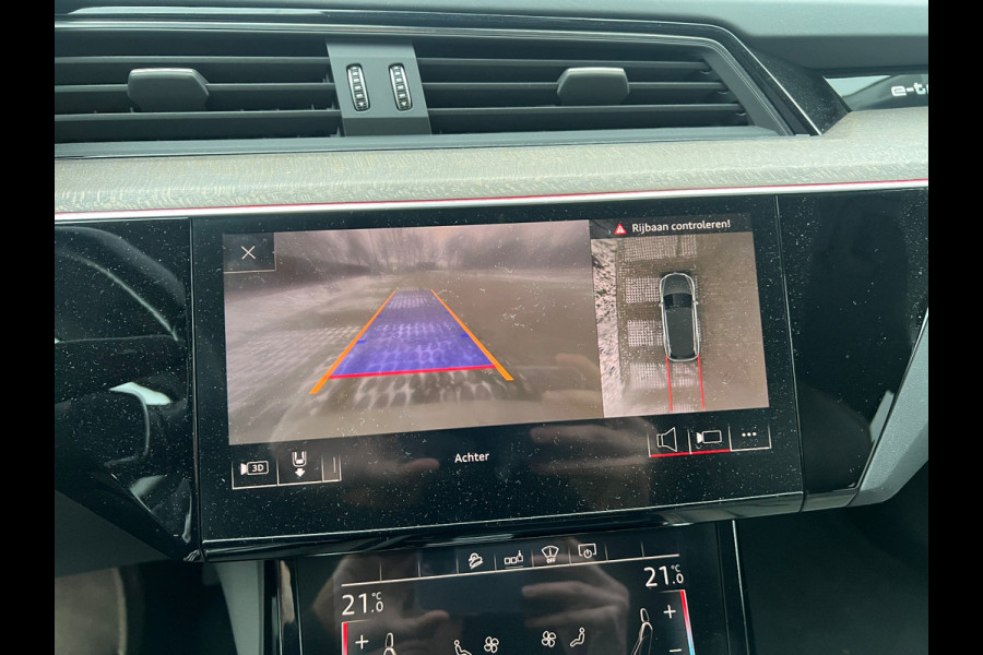 Audi e-tron e-tron 55 quattro advanced Pro Line Plus 95 kWh | Panoramadak | Bang & Olufsen | Stoelkoeling | Stoelverwarming | Massage | Head-Up Display | 360 Camera | Matrix LED | Luchtvering | Memory Seats | Elektrisch Verstelbare Stoelen