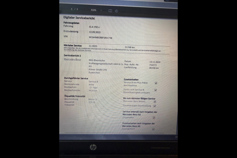 Mercedes-Benz GLA 250 e AMG PANO/LEDER/H-UP/STOEL-M/BURMESTER/BAB/CARPLAY/SFEERVERL///