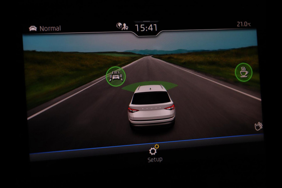 Škoda Kodiaq 1.5 TSI Sportline | Panoramadak | Stoelverwarming | Leder/Alcantara | Camera | Carplay | Sfeerverlichting | Virtual Cockpit | Canton Sound | Navigatie | Keyless | 20'' | Memory | Full LED