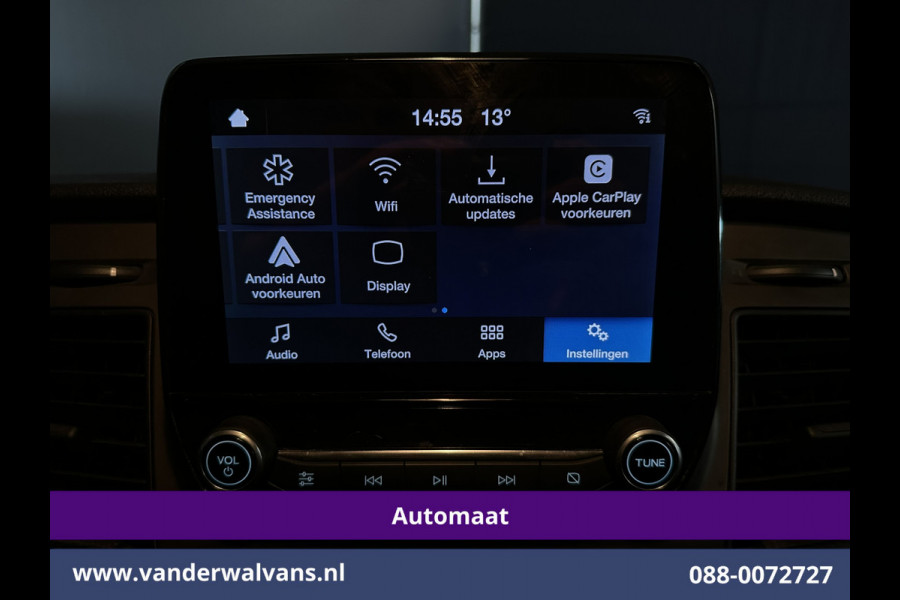 Ford Transit Custom 2.0 TDCI 131pk Automaat L2H1 Euro6 Airco | LED | Apple Carplay | Cruisecontrol Android Auto, Verwarmde voorruit, Parkeersensoren, Bijrijdersbank