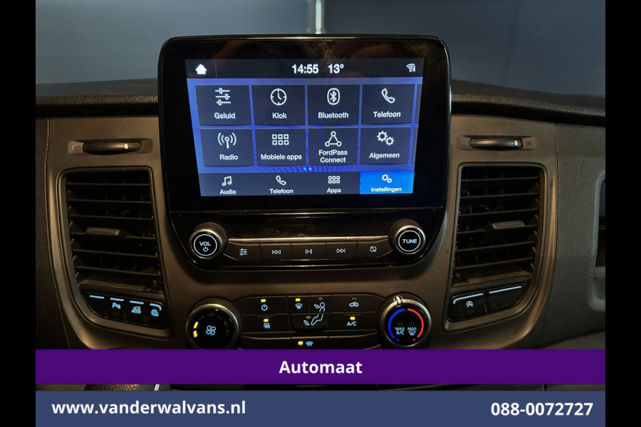 Ford Transit Custom 2.0 TDCI 131pk Automaat L2H1 Euro6 Airco | LED | Apple Carplay | Cruisecontrol Android Auto, Verwarmde voorruit, Parkeersensoren, Bijrijdersbank