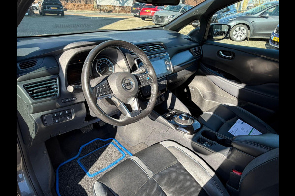 Nissan Leaf Tekna 40 kWh SOH 91%| WARMTEPOMP | BOSE AUDIO | STUUR + STOELVERWARMING VOOR EN ACHTER  | LEDEREN BEKLEDING | 360° CAMERA | DODEHOEKDETECTIE | NETTE COMPLETE AUTO | INCL. 12 MND BOVAG GARANTIE