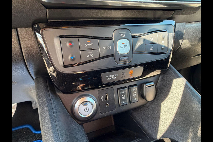 Nissan Leaf Tekna 40 kWh SOH 91%| WARMTEPOMP | BOSE AUDIO | STUUR + STOELVERWARMING VOOR EN ACHTER  | LEDEREN BEKLEDING | 360° CAMERA | DODEHOEKDETECTIE | NETTE COMPLETE AUTO | INCL. 12 MND BOVAG GARANTIE
