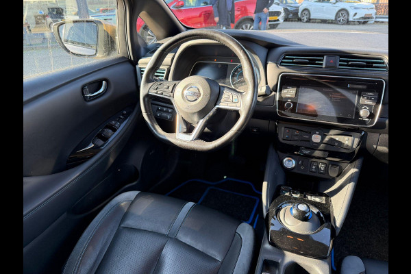 Nissan Leaf Tekna 40 kWh SOH 91%| WARMTEPOMP | BOSE AUDIO | STUUR + STOELVERWARMING VOOR EN ACHTER  | LEDEREN BEKLEDING | 360° CAMERA | DODEHOEKDETECTIE | NETTE COMPLETE AUTO | INCL. 12 MND BOVAG GARANTIE