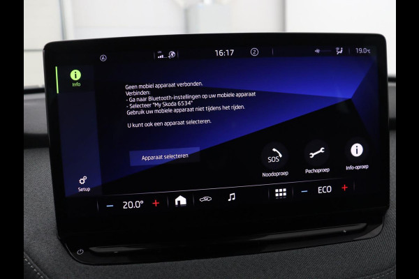 Škoda ENYAQ iV 60 | Trekhaak | Carplay | Camera | Half leder | Navigatie | Parkeerhulp | Sfeerverlichting | Cruise control | Full LED | 19'' | Climate control