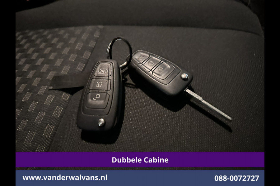 Ford Transit Custom 2.0 TDCI 131pk L2H1 Dubbele Cabine Euro6 Airco | 6-Zits | LED | Cruisecontrol | 2800kg trekhaak Parkeersensoren, Stoelverwarming