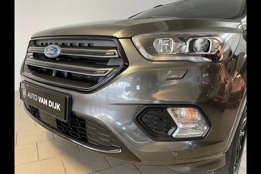 Ford Kuga 1.5 EcoBoost ST Line 150PK AIRCO CLIMA NAVI CRUISE PANO STOELVERW TREKHAAK 2000KG SPOILERS ZWARTE VELGEN NIEUWSTAAT
