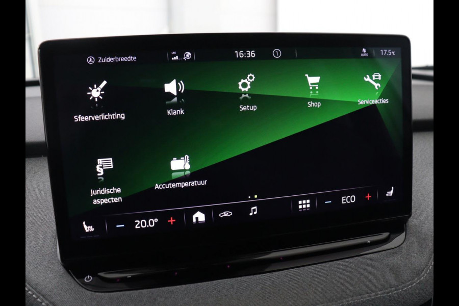 Škoda ENYAQ iV 60 | Warmtepomp | Stoelverwarming | Camera | Keyless | Carplay | Navigatie | Half leder | Full LED | Cruise control | Parkeerhulp | Sfeerverlichting