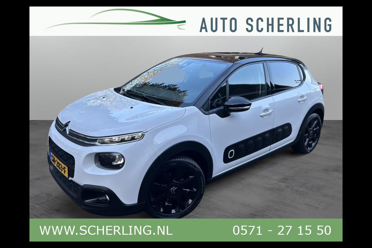 Citroën C3 1.2 Shine Navi, Camera, Carplay, 17" LMV, Trekhaak afn.