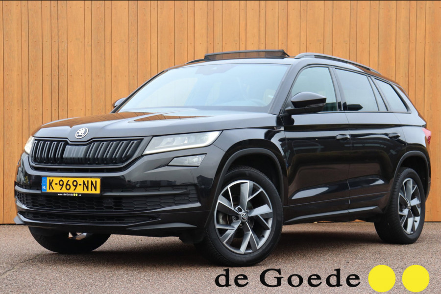 Škoda Kodiaq 1.5 TSI Sportline Business org. NL-auto half-leer+el+mem+vw+stuur a-camera digitaal-dashboard